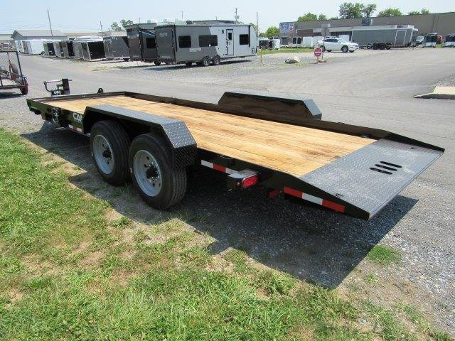 CAM Superline 7 x 21 Equipment Trailer – Gravity Split-Tilt image 3