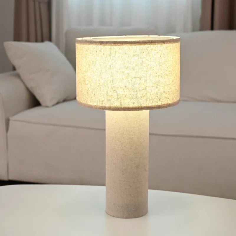 Nordic Fabric LED Floor Lamp – Adjustable Modern Standing Lamp with Dimmable Light for Living Room &amp; Bedroom