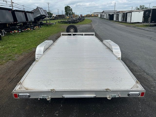 2024 Sport Haven 7×18 Aluminum Car Trailer – 6k Torsion Axles image 1