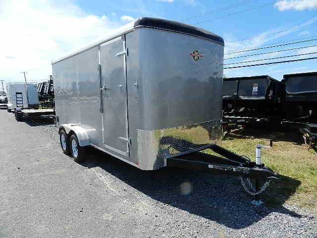 Carry-On 7 x 16 Enclosed Cargo Trailer – 6″ Extended Height image 0
