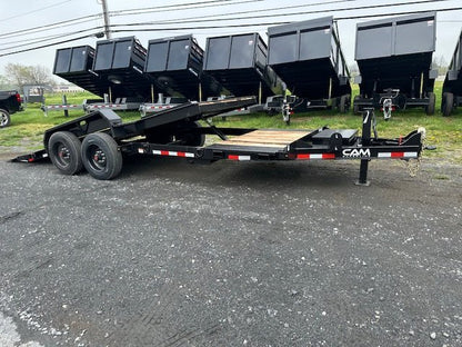 CAM Superline 7 x 21 Heavy Duty Split-Tilt Trailer – Extra Wide Deck image 2