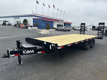 CAM Superline 8.5 x 22 Deckover Equipment Trailer – Ladder Ramps image 3