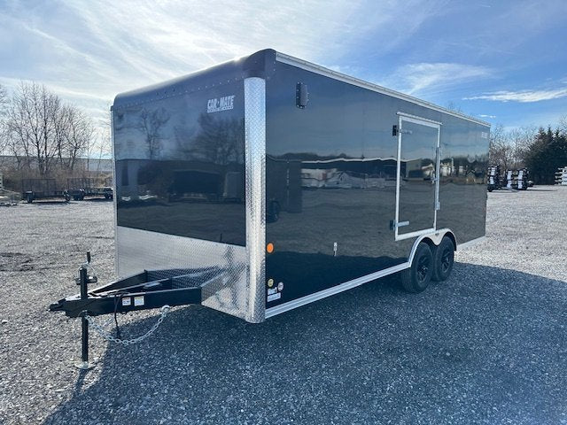 Car Mate 8.5 x 20 Enclosed Car Hauler – Escape Door image 2