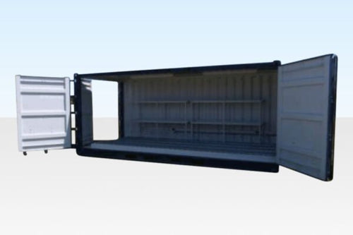 20Ft X 8Ft Open Side Bunded Open Mesh Floor Store image 0