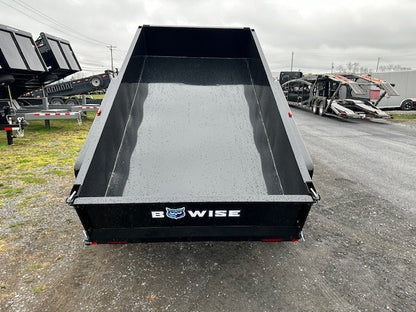 BWise 5 x 10 Low Profile Dump Trailer – Spreader Gate image 1