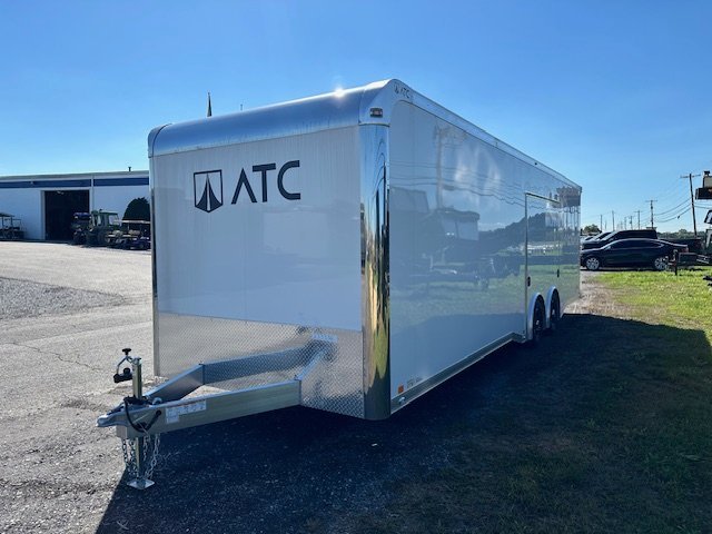 ATC 8.5 x 28 Enclosed Aluminum Car Trailer – Rear Spoiler image 2