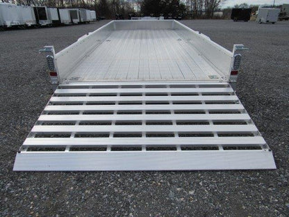 Sport Haven 7×18 Aluminum Landscape Trailer: Heavy Duty Ramp image 1