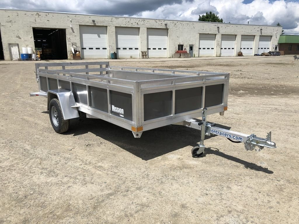 2022 Mission Trailers 6×12 Aluminum Open Utility w/Integrated Rear Ramp image 0