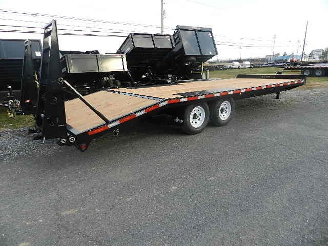 BWise 8 x 24 Deckover Equipment Trailer – Wedge Style Ramps image 3