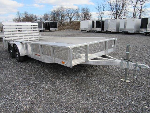 Sport Haven 7×18 Aluminum Landscape Trailer: Heavy Duty Ramp image 0