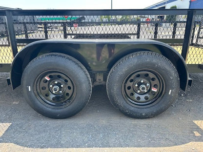 Carry-On 7 x 18 Landscape Utility Trailer – Mesh Sides image 1