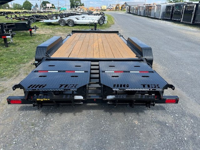 Big Tex 14EH Low Profile 7 x 16 Equipment Trailer – Mega Ramps image 1