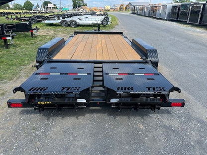 Big Tex 14EH Low Profile 7 x 16 Equipment Trailer – Mega Ramps image 1