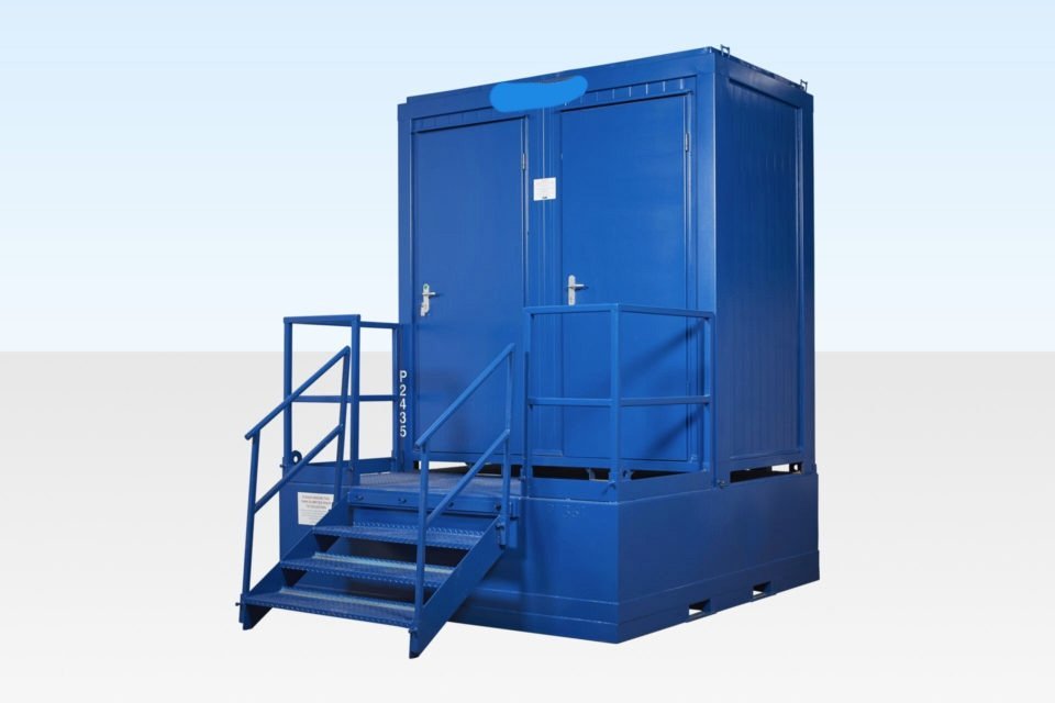 Double Mains Toilet Waste Tank image 1