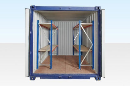 Adjustable, Heavy Duty Two Tier Container Racking (Single Bay) image 1