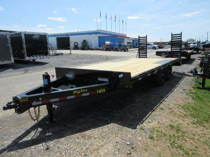 Big Tex 102″ x 20′ Deckover Equipment Trailer – Self Clean Beavertail image 1