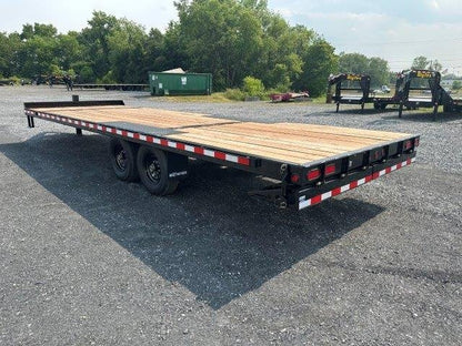 BWise 8 x 26 Deckover Equipment Trailer – Split Tilt Deck image 2