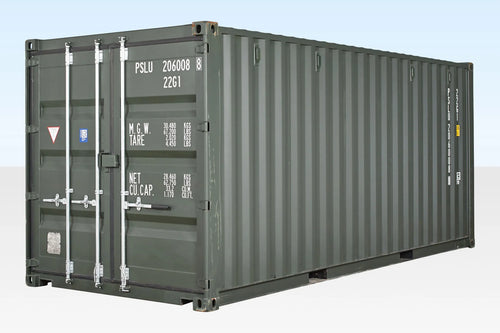 20Ft Shipping Container (One Trip) – Dark Green image 0