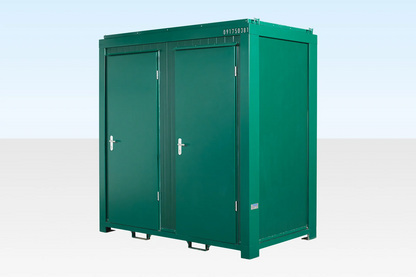 1+1 Double Mains Toilet 8Ft x 5Ft (Green) image 1