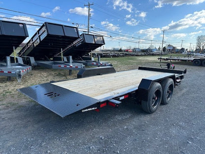 CAM Superline 7 x 18 Gravity Tilt Equipment Trailer – 8K Axles image 2