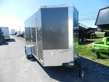 Diamond Cargo 6 x 12 Enclosed Trailer – Ramp Door image 0