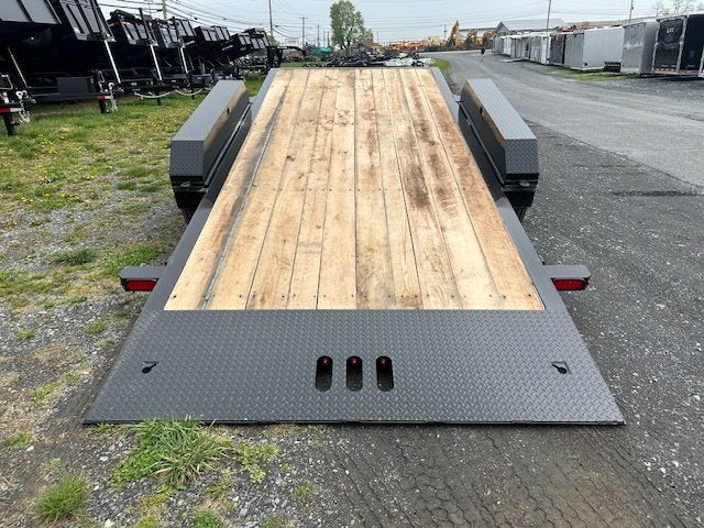 CAM Superline 7 x 21 Heavy Duty Split-Tilt Trailer – Extra Wide Deck image 1