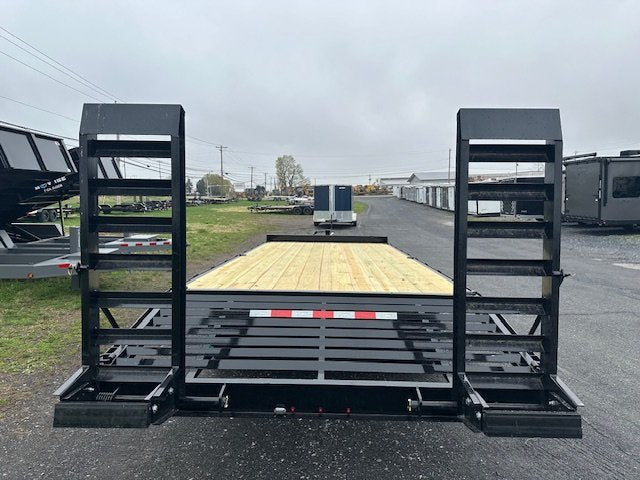 CAM Superline 8.5 x 22 Deckover Equipment Trailer – Ladder Ramps image 1
