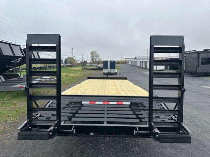 CAM Superline 8.5 x 22 Deckover Equipment Trailer – Ladder Ramps image 1