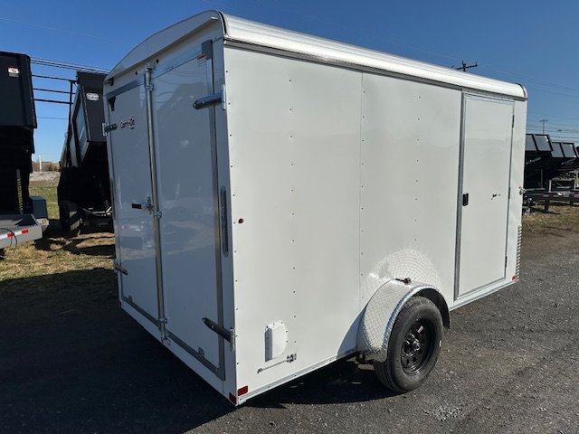 Carry-On 7 x 12 Enclosed Single Axle – Barn Door image 1