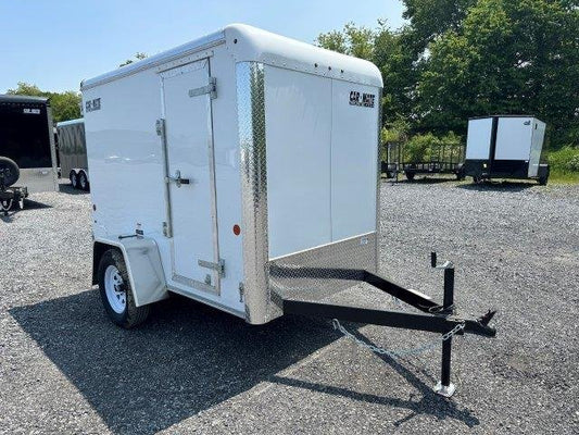 Car Mate 5 x 8 Enclosed Cargo Trailer – Torsion Axle image 0