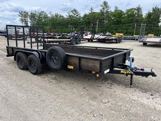 2021 Big Tex Trailers 6.5×16 6K Utility w/Ramp Gate & Spare Tire image 0