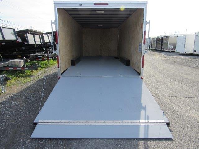 Car Mate 8.5 x 20 V-Nose Enclosed Car Hauler – Extended Tongue image 1