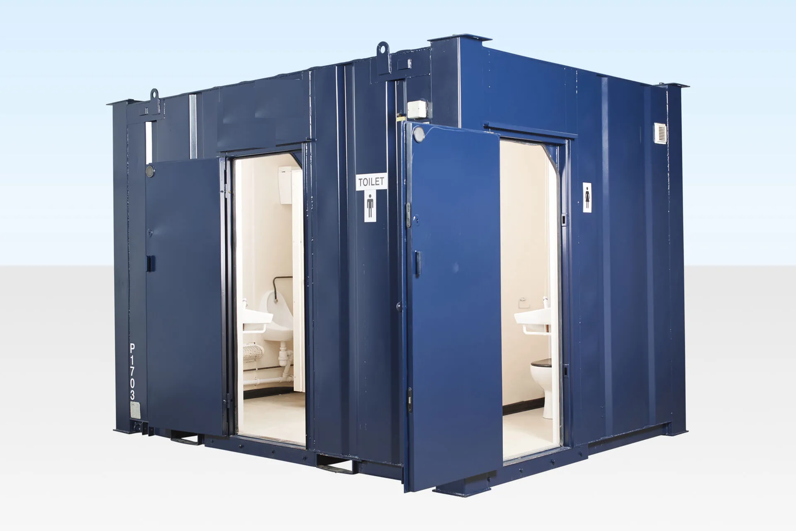 2+1 Steel Toilet Cabin 12Ft x 9Ft image 0