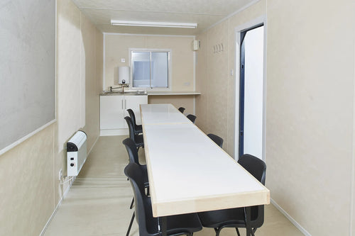 20Ft x 8Ft Steel Anti-Vandal Canteen Cabin image 0