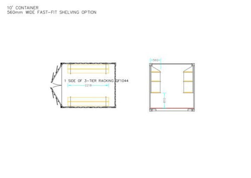 Fastfit Three Tier Racking (Single Bay) image 0