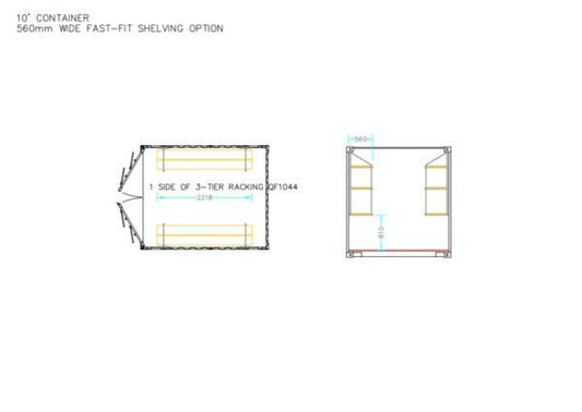 Fastfit Three Tier Racking (Single Bay) image 0