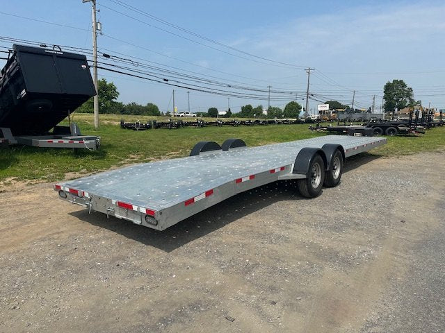 2025 JF Trailers 7×35 Galvanized Car Trailer – Torsion Axles image 2