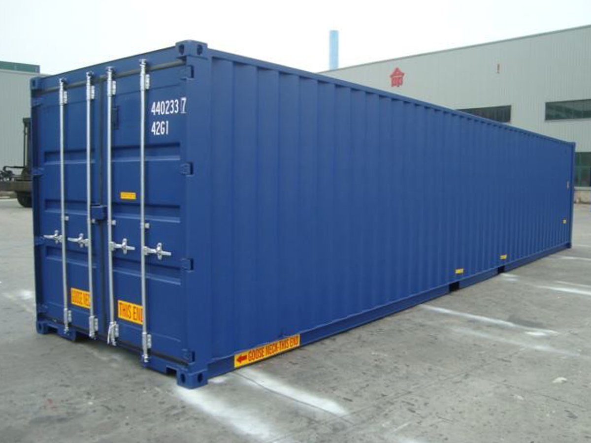 40ft High Cube (9′ 6″ high) Double Door Container (DD) image 1