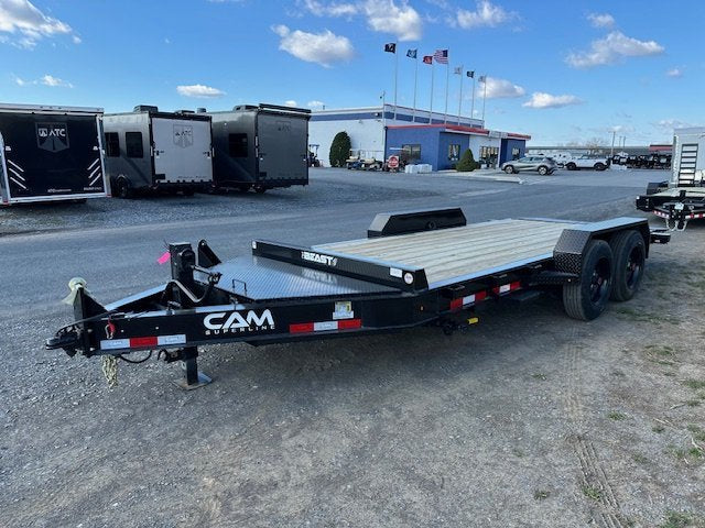 CAM Superline 7 x 18 Gravity Tilt Equipment Trailer – 8K Axles image 3