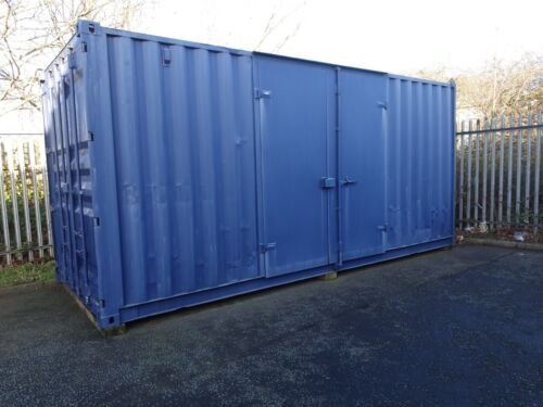 20Ft Shipping Container 20Ft x 8 5Ft With Additional Side 8Ft Panel Side Doors image 1