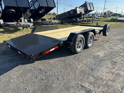 CAM Superline 7 x 18 Open Car Hauler – Slide Out Ramps image 3
