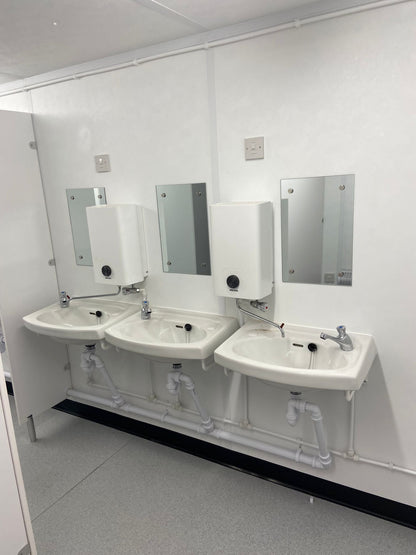 4+1 Steel Toilet Cabin 20Ft x 9Ft image 1