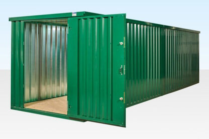 8M X 2.1M End Linked Flat Packed Container Bundle (Powder Coated) image 1