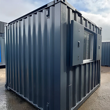 10ft × 8ft Shipping Container Office | Portable Anti-Vandal Building image 4