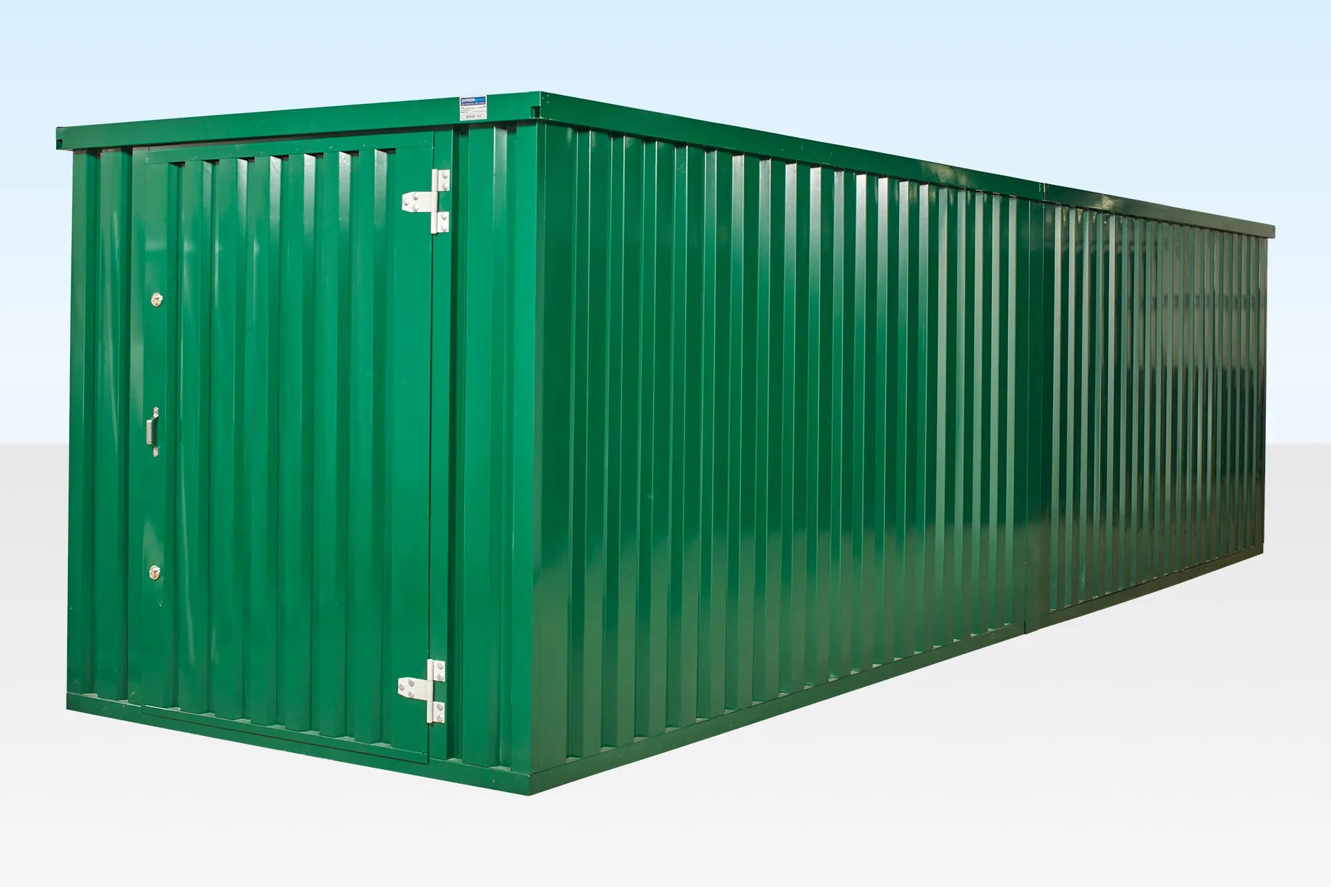 8M X 2.1M End Linked Flat Packed Container Bundle (Powder Coated) image 1