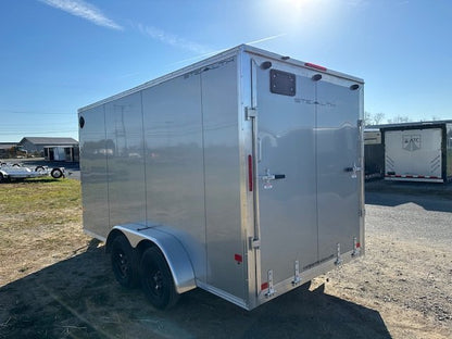 Cargo Pro 7 x 14 V-Nose Aluminum Cargo Trailer – Ramp Door image 2