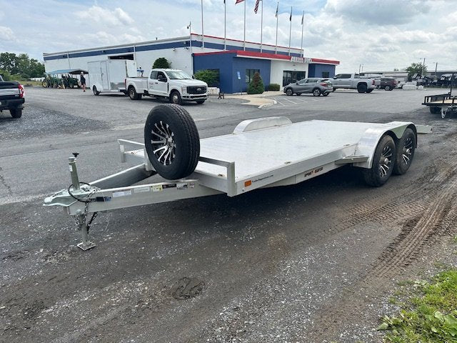 2024 Sport Haven 7×18 Aluminum Car Trailer – 6k Torsion Axles image 2