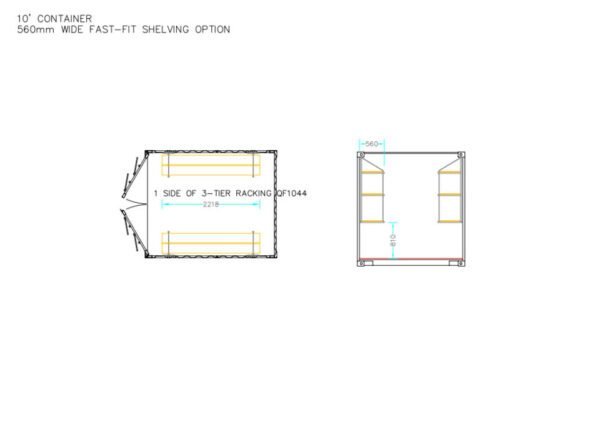 Fastfit Three Tier Racking (Single Bay) image 1
