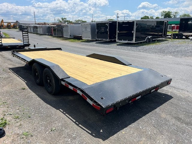 CAM Superline 8 x 20 Full Width Equipment Trailer – Slide Out Ramps image 3