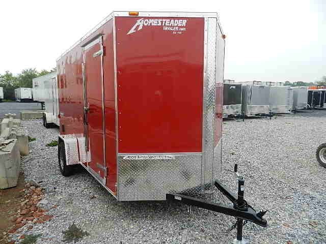 Homesteader 6 x 12 V-Nose Enclosed Trailer – 6″ Added Height image 2